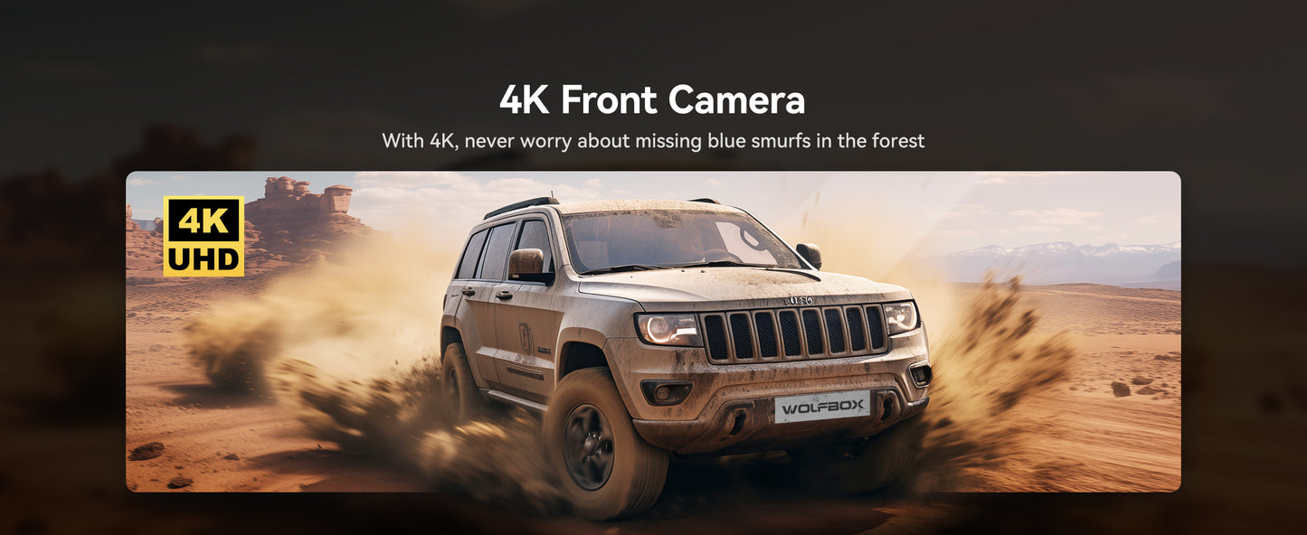WOLFBOX G900 4K+2.5k dashcam